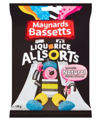 Maynards Bassetts Liquorice Allsorts 190g