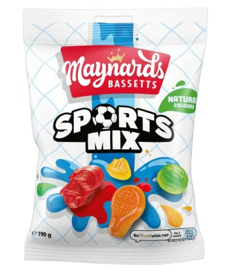 Maynards Bassetts Sports Mix Sweets Bag 165g