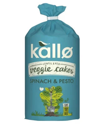 Kallo Spinach & Pesto Veggie Cakes 122g