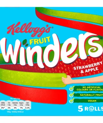 Kellogg's Winders Strawberry & Apple 5 per pack