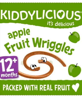 Kiddylicious Apple Fruit Wriggles 12 mths+ 12g
