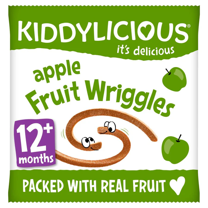 Kiddylicious Apple Fruit Wriggles 12 mths+ 12g