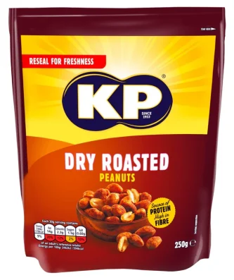 KP Dry Roasted Peanuts 250g