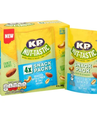 KP Nut Tastic Pinch of Salt Nut Mix Multipack 4 Pack 4 x 30g