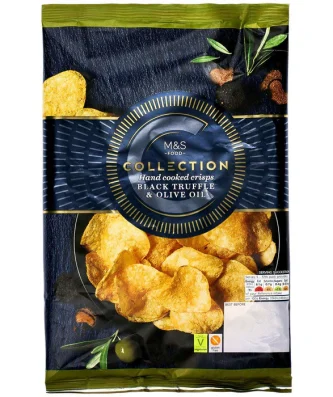 M&S Collection Truffle & Olive Oil Crisps 150g