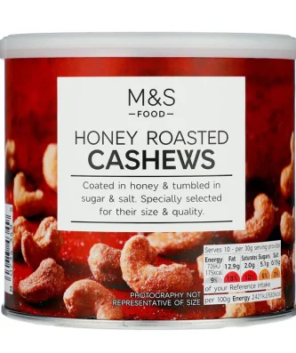 M&S Honey Roasted Cashews 300g