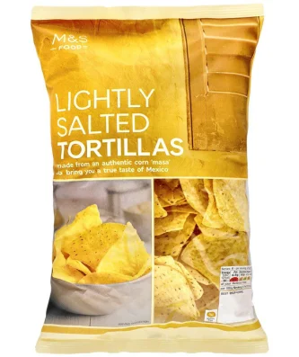 M&S Lightly Salted Tortilla Chips 200g