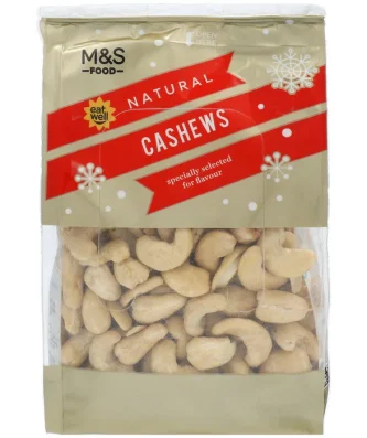 M&S Natural Cashews 350g