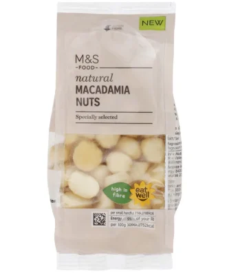 M&S Natural Macadamia Nuts 150g