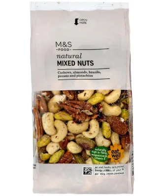 M&S Natural Mixed Nuts 350g