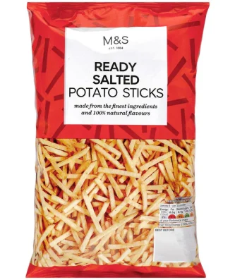 M&S Ready Salted Potato Sticks 150g