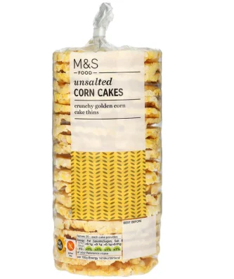 M&S Unsalted Corn Cakes 150g