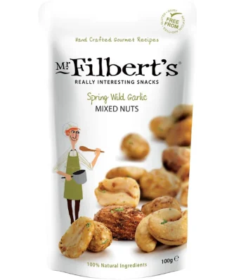 Mr Filbert's Spring Wild Garlic Mixed Nuts 100g