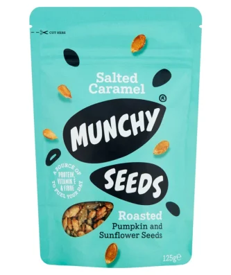 Munchy Seeds Salted Caramel Pouch 125g