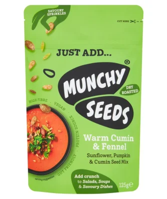 Munchy Seeds Warm Cumin and Fennel Savoury Sprinkle 125g