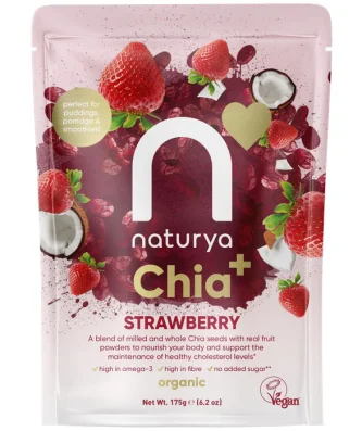 Naturya Organic Strawberry Chia+ Pudding 175g