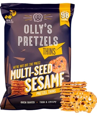 Olly's Pretzel Thins Multi Seed Sesame 140g