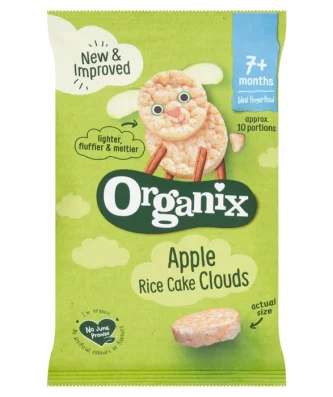 Organix Apple Rice Cake Clouds 40g