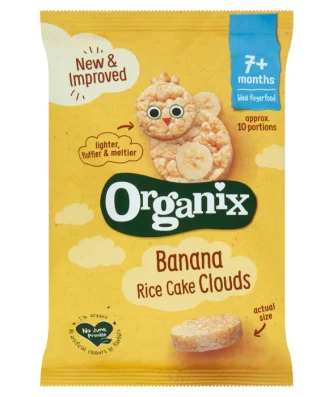 Organix Banana Rice Cake Clouds 40g