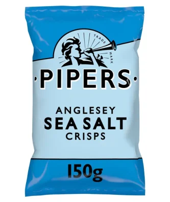 Pipers Anglesey Sea Salt Crisps 150g