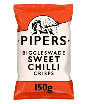Pipers Biggleswade Sweet Chilli Crisps 150g