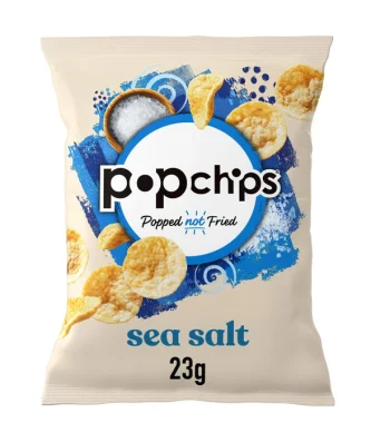 Popchips Sea Salt Crisps 23g