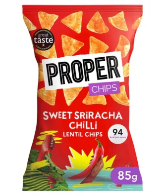 Properchips Sweet Sriracha Lentil Chips 85g