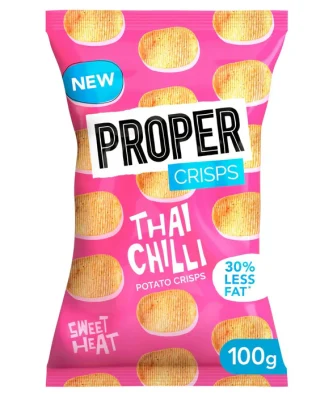 Proper Crisps Thai Chilli Sharing 100g