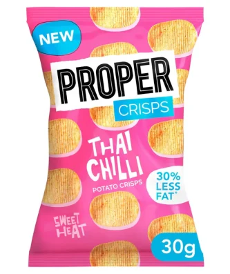 Proper Crisps Thai Chilli Single Bag 30g
