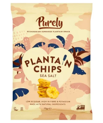 Purely Plantain Chips Naturally Salted 75g