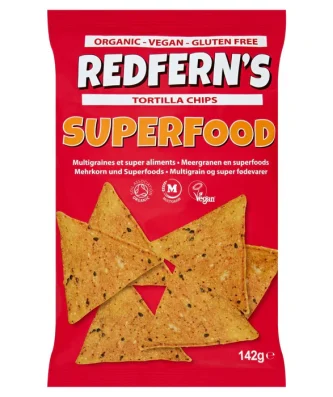 Redferns Organic Superfood Sweet Potato Buckwheat & Hemp Multigrain Chips 142g
