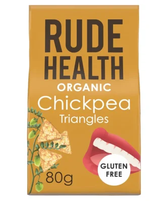 Rude Health Organic Chickpea Triangles 80g