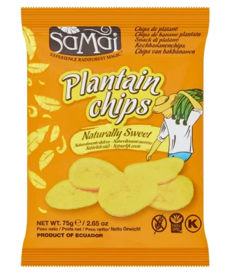 Samai Plantain Chips Sweet 75g