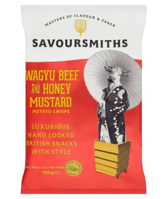 Savoursmiths Wagyu Beef & Honey Mustard Luxury English Potato Crisps 150g