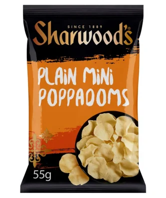 Sharwoods Mini Poppodums 55g