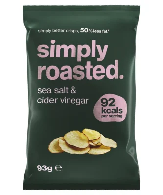 Simply Roasted Sea Salt & Cider Vinegar Crisps 93g