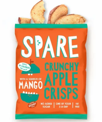 Spare Snacks Crunchy Apple & Mango Crisps 22g