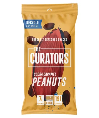 The Curators Cocoa Caramel Peanuts 35g