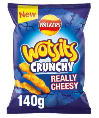 Walkers Wotsits Crunchy Really Cheesy Snacks 140g