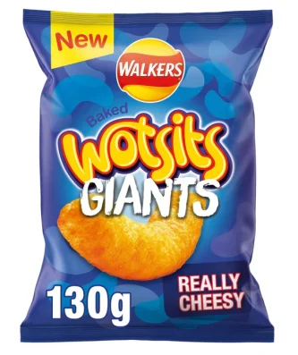 Walkers Wotsits Giants Cheese Crisps 130g