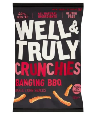 Well & Truly Crunchies Banging BBQ Share Bag 100g