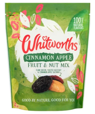 Whitworths Cinnamon Apple Raisin & Hazelnut 150g