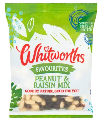 Whitworths Favourites Peanut & Raisins 220g