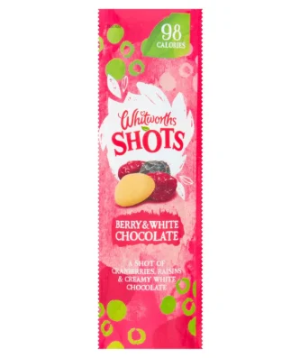 Whitworths Shots Single Berry & White Chocolate 25g