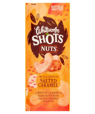 Whitworths Shots Single Salted Caramel 25g
