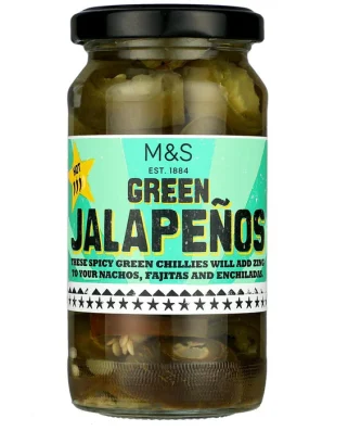 M&S Green Jalapenos 200g
