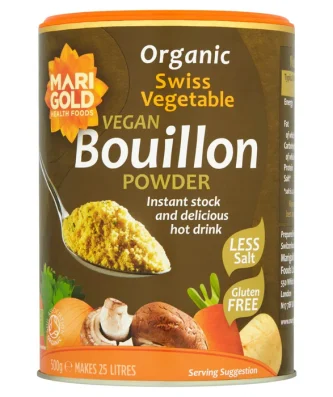 Marigold Organic Less Salt Bouillon Gluten Free 500g