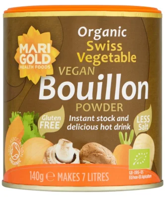 Marigold Organic Vegan Bouillon Powder Reduced Salt 140g