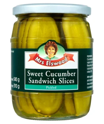 Mrs Elswood Sandwich Slice Cucumbers 540g