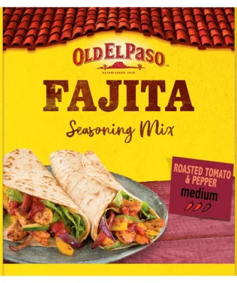 Old El Paso Roasted Tomato & Peppers Fajita Seasoning Mix 30g